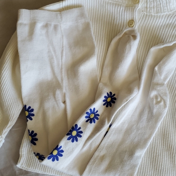 Girls Gymboree sweater and tights 3t - Picture 9 of 15